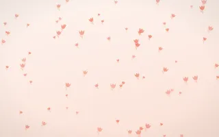 Sorbet Tulips II — light red, orange and white floral background, variation II