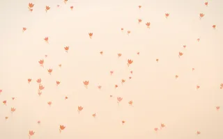 Sunset Pop Tulips — light orange and beige floral background