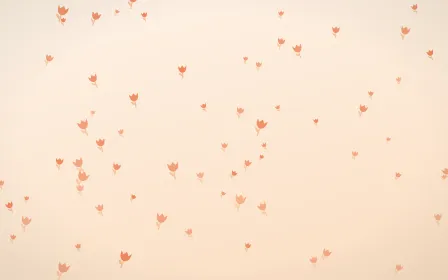 Sunset Pop Tulips — light orange and beige floral background