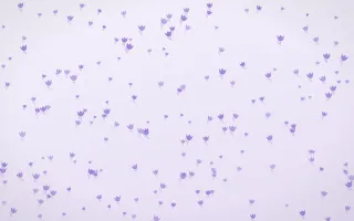 Wisteria Tulips Dense — light purple and white floral background