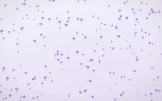 Wisteria Tulips Dense III — light purple and white floral background, variation III