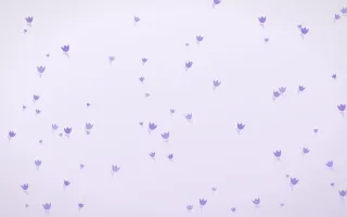 Wisteria Tulips II — light purple and white floral background, variation II