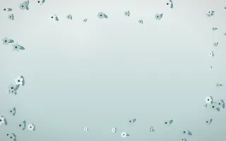 Coastal Mist Flower Border VIII — light white and teal flower border background, variation VIII