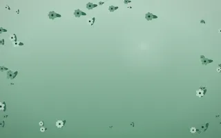 Emerald Mist Flower Border IV — dark green flower border background, variation IV