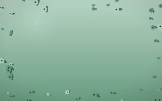 Emerald Mist Flower Border V — dark green flower border background, variation V