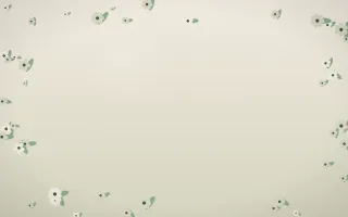 First Light Flower Border V — light beige and green flower border background, variation V