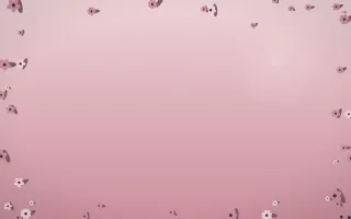 Rose Dusk Flower Border V — colourful red, pink and purple flower border background, variation V