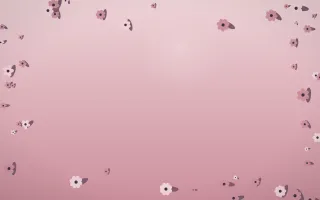 Rose Dusk Flower Border VII — colourful red, pink and purple flower border background, variation VII