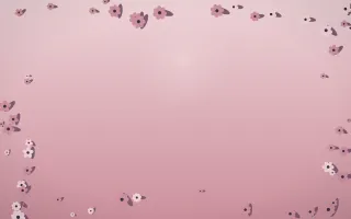 Rose Dusk Flower Border X — colourful red, pink and purple flower border background, variation X