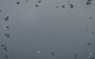 Storm Light Flower Border VI — dark grey and blue flower border background, variation VI