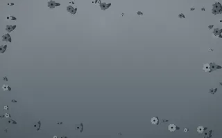 Storm Light Flower Border X — dark grey and blue flower border background, variation X
