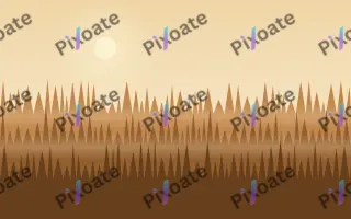 Autumn Wood III — light beige, orange and brown forest background, variation III
