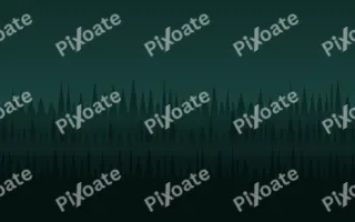 Emerald Twilight — dark teal and black forest background