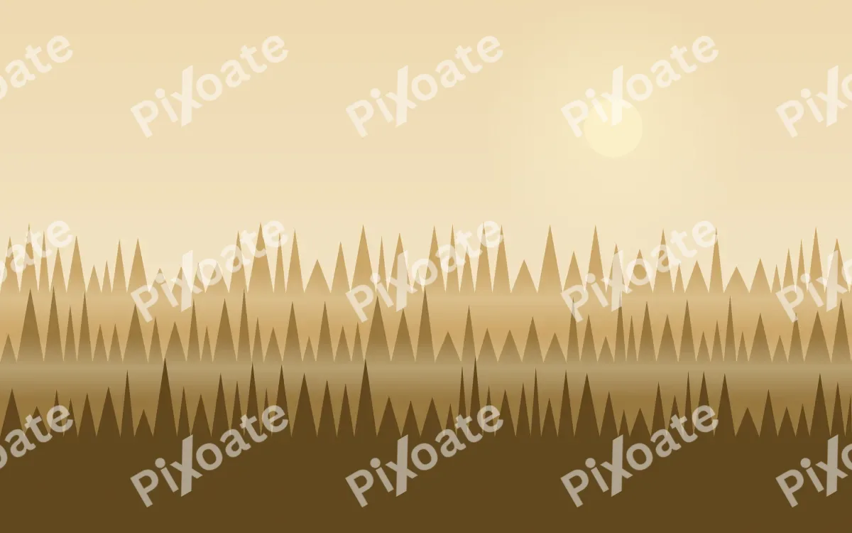 Golden Larch — colourful beige, orange and brown forest background