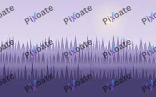 Lavender Forest Dawn — light purple and blue forest background