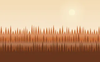 Maple Fire Wood — light beige, orange and brown forest background