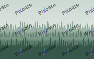 Misty Fir Morning II — light grey and green forest background, variation II
