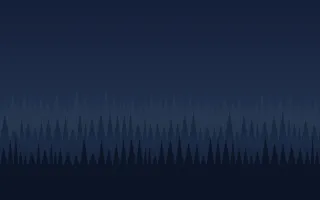 Night Forest II Night Forest II — dark blue and black forest background, variation II