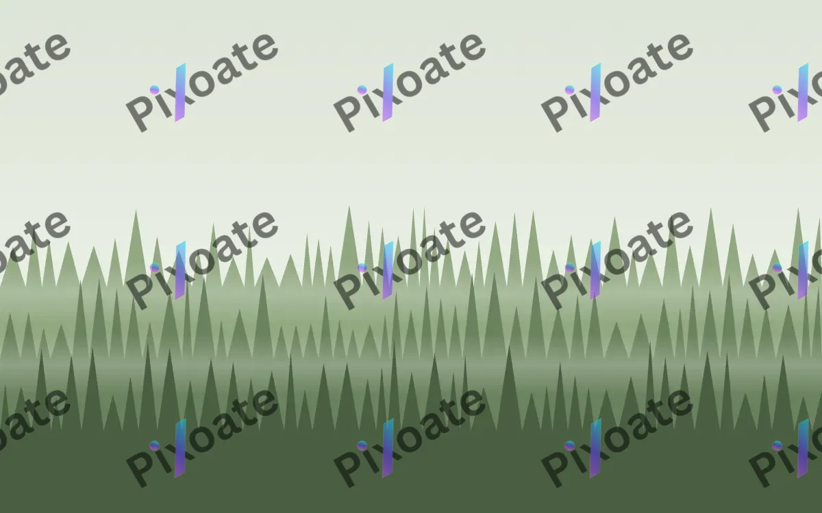 Sage Woodline — light white and green forest background