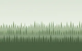 Sage Woodline — light white and green forest background