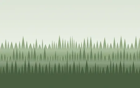 Sage Woodline — light white and green forest background