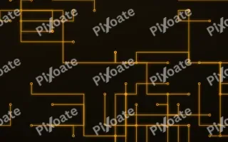 Amber Relay II — dark black and gold futuristic background, variation II