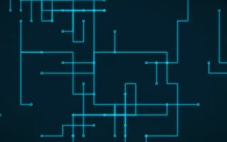Aqua Signal Traces III — dark black and teal futuristic background, variation III
