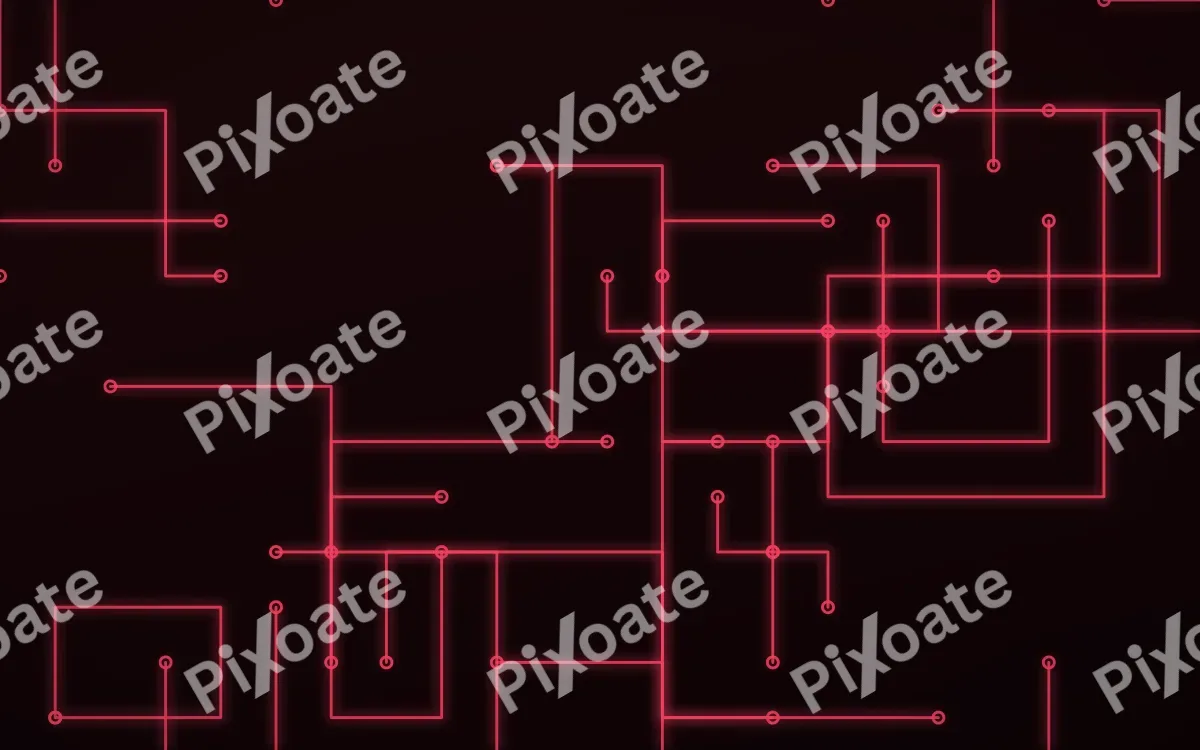 Crimson Grid — dark black and red futuristic background
