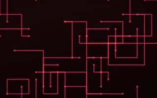 Crimson Grid — dark black and red futuristic background