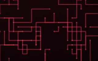 Crimson Grid II — dark black and red futuristic background, variation II