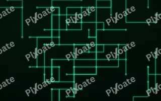 Emerald Grid — dark black and green futuristic background