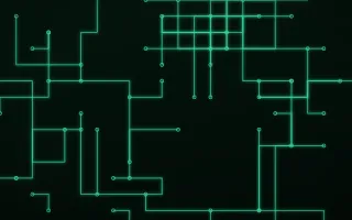 Emerald Grid III — dark black and green futuristic background, variation III