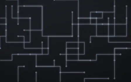 Ghost Circuit — dark grey and blue futuristic background