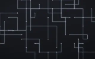Ghost Circuit III — dark grey and blue futuristic background, variation III