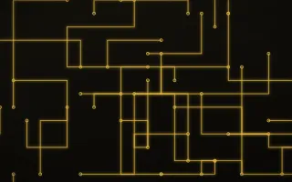 Gold Filament — dark black and gold futuristic background