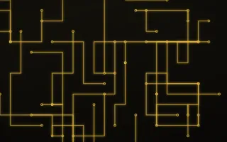 Gold Filament III — dark black and gold futuristic background, variation III