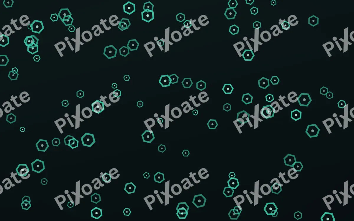 Aurora Hexfield — dark teal, green and black futuristic background