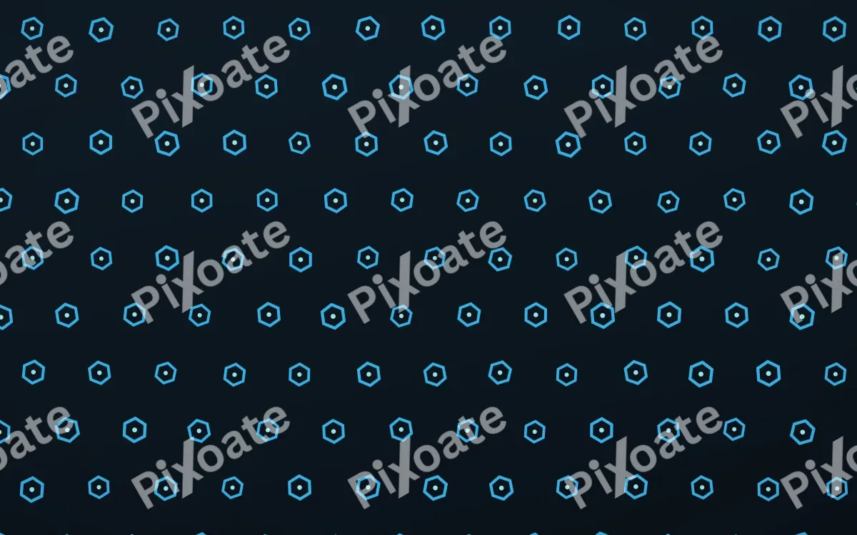 Cyan Hexfield — dark blue, teal and black futuristic background