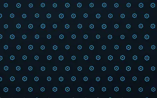 Cyan Hexfield — dark blue, teal and black futuristic background