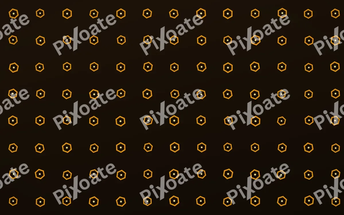 Ember Hexfield — dark gold, yellow and black futuristic background