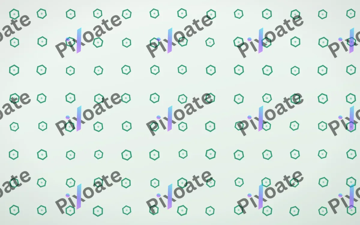 Mint Hexfield — light green and white futuristic background