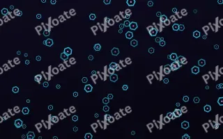 Neon Hex Scatter — dark teal, purple and black futuristic background