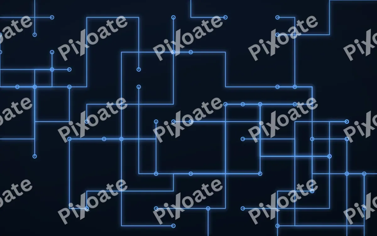 Holo Blue Traces — dark black and blue futuristic background