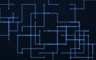 Holo Blue Traces — dark black and blue futuristic background