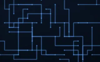 Holo Blue Traces II — dark black and blue futuristic background, variation II
