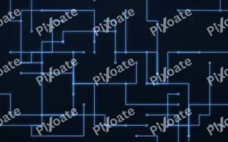 Holo Blue Traces II — dark black and blue futuristic background, variation II