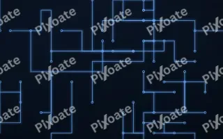 Holo Blue Traces III — dark black and blue futuristic background, variation III