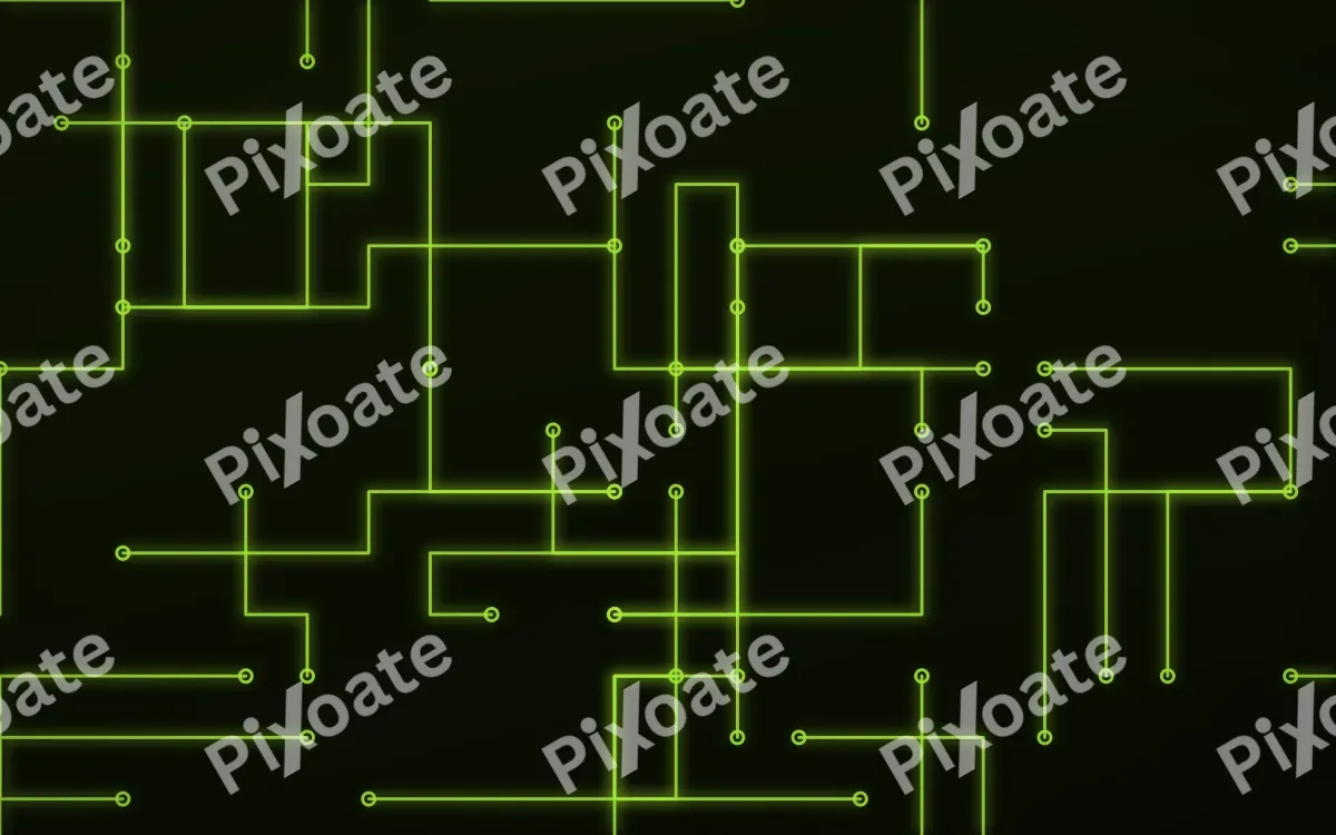 Lime Datastream — dark black and green futuristic background