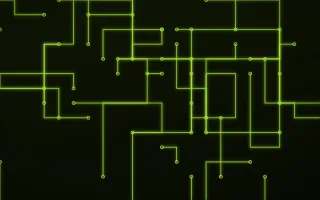 Lime Datastream II — dark black and green futuristic background, variation II