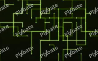 Lime Datastream II — dark black and green futuristic background, variation II